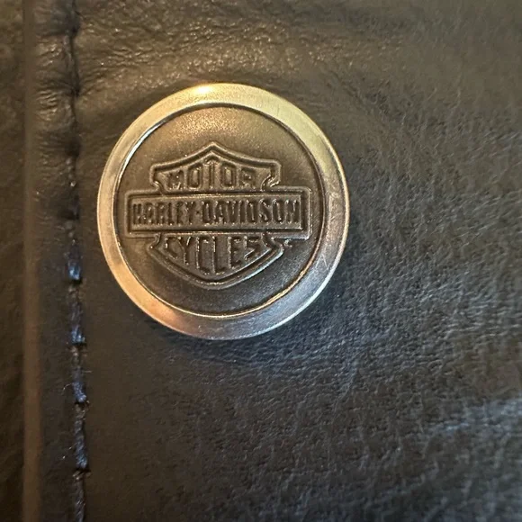 Harley Davidson women’s black leather chaps excellent condition buckle lace up - Picture 12 of 16